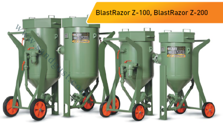  Blastrazor Z-100 szabadsugaras homokfv ,tartlyrl vezrelt,100 l,Contracor